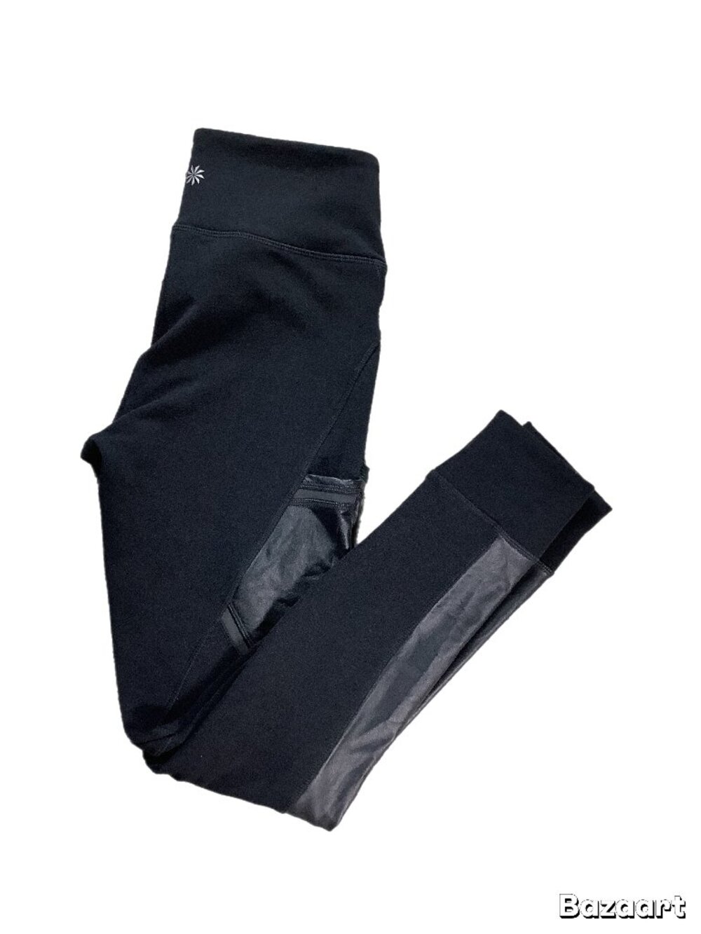 Athleta Urban Cozy High Rise Faux Leather Leggings Women’s M Black